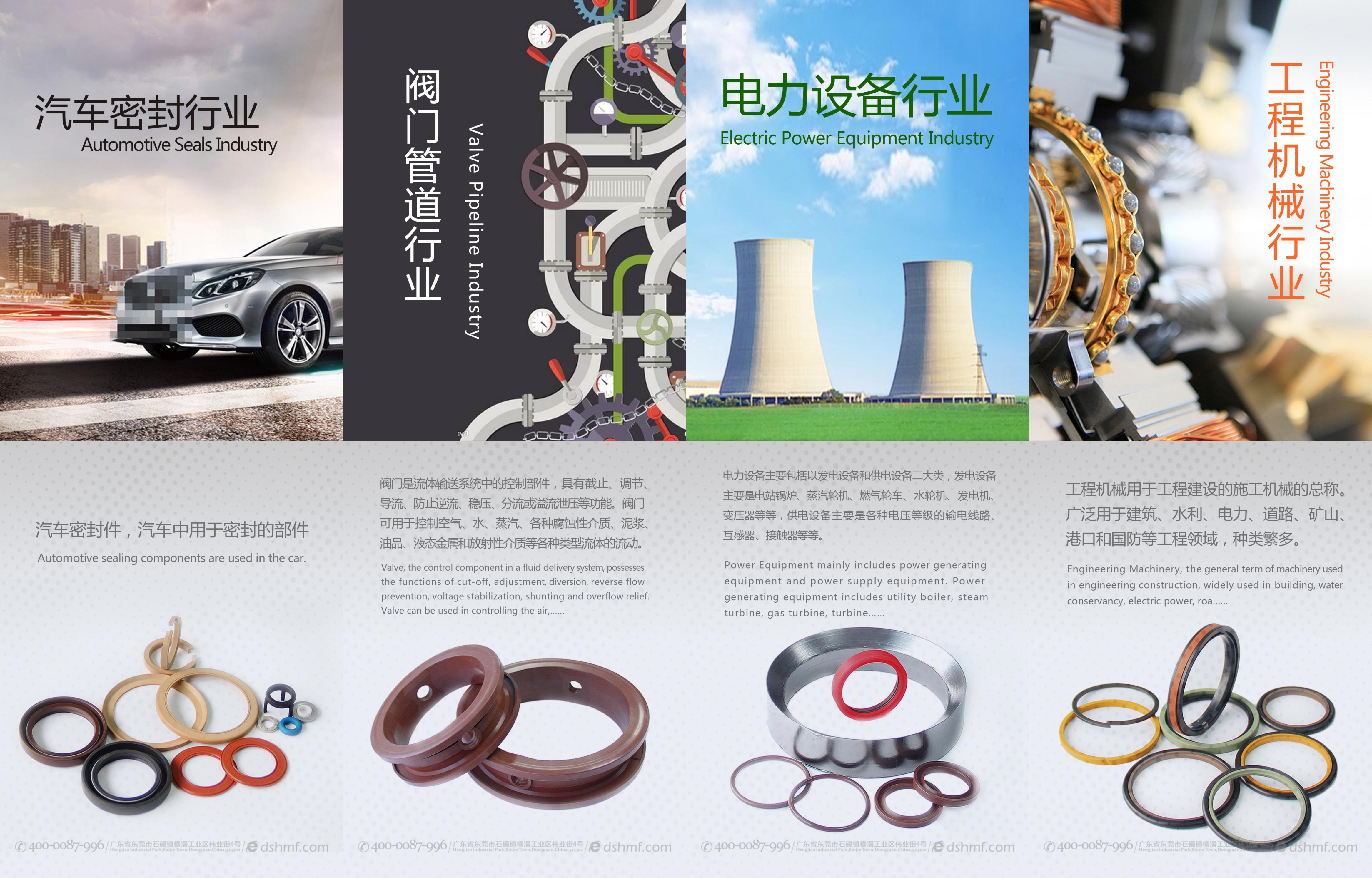 行業密封件產品廣告海報