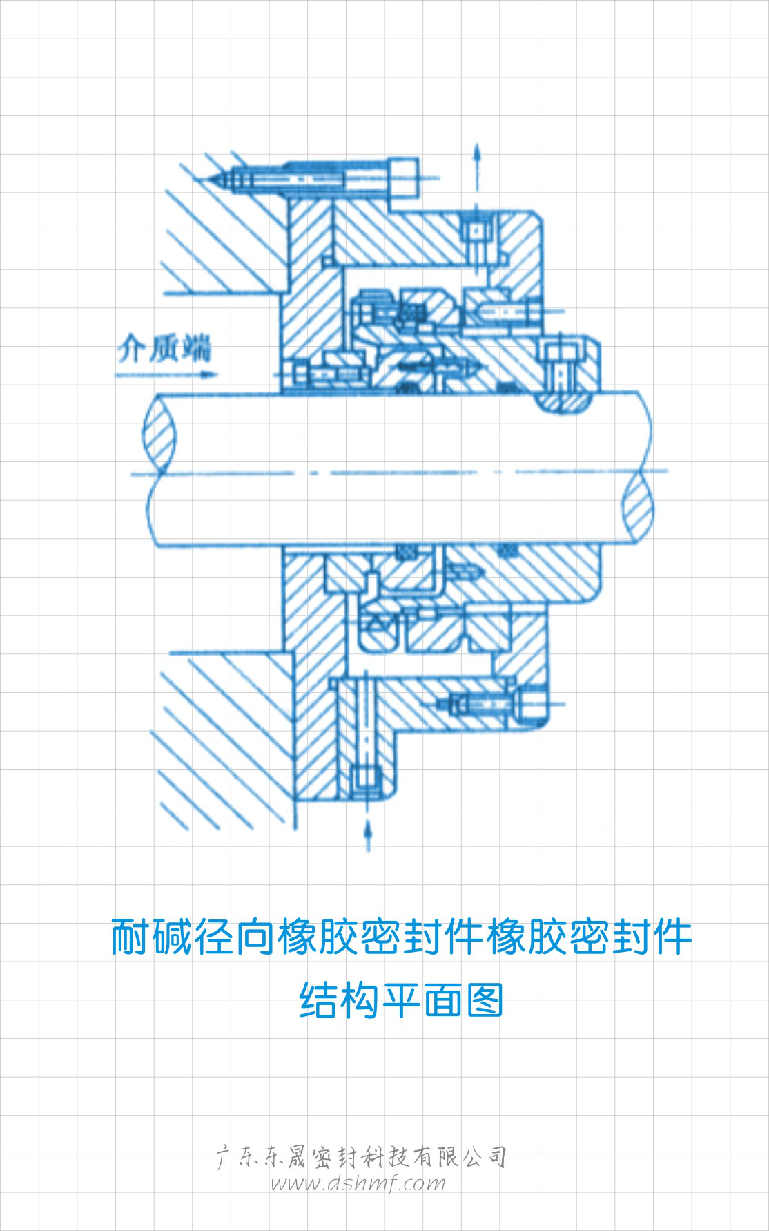 耐堿橡膠密封圈橡膠密封圈徑向結構平面圖