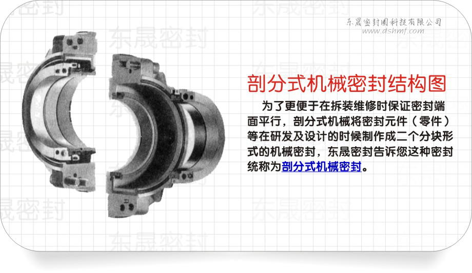 剖分式機械密封圈的結構平面圖