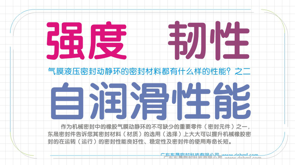 氣膜液壓密封圈的動與靜密封環專用材質性能