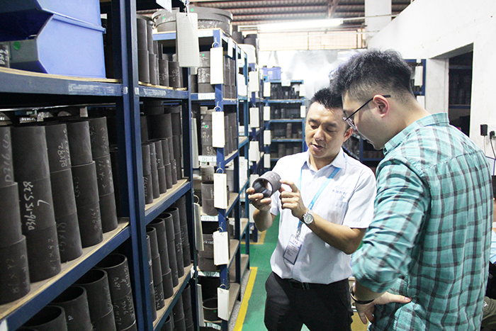 【圖】加拿大石油天然氣行業客戶來訪東晟密封件公司參觀指導工作！