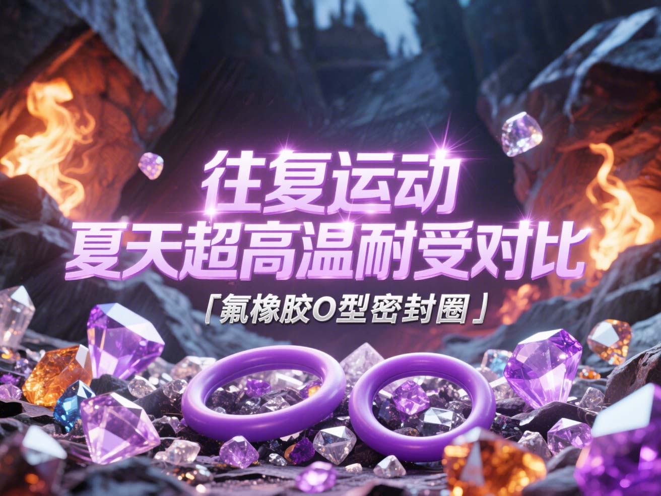 氟橡膠O型密封圈 ? 往復運動夏天超高溫耐受對比！?