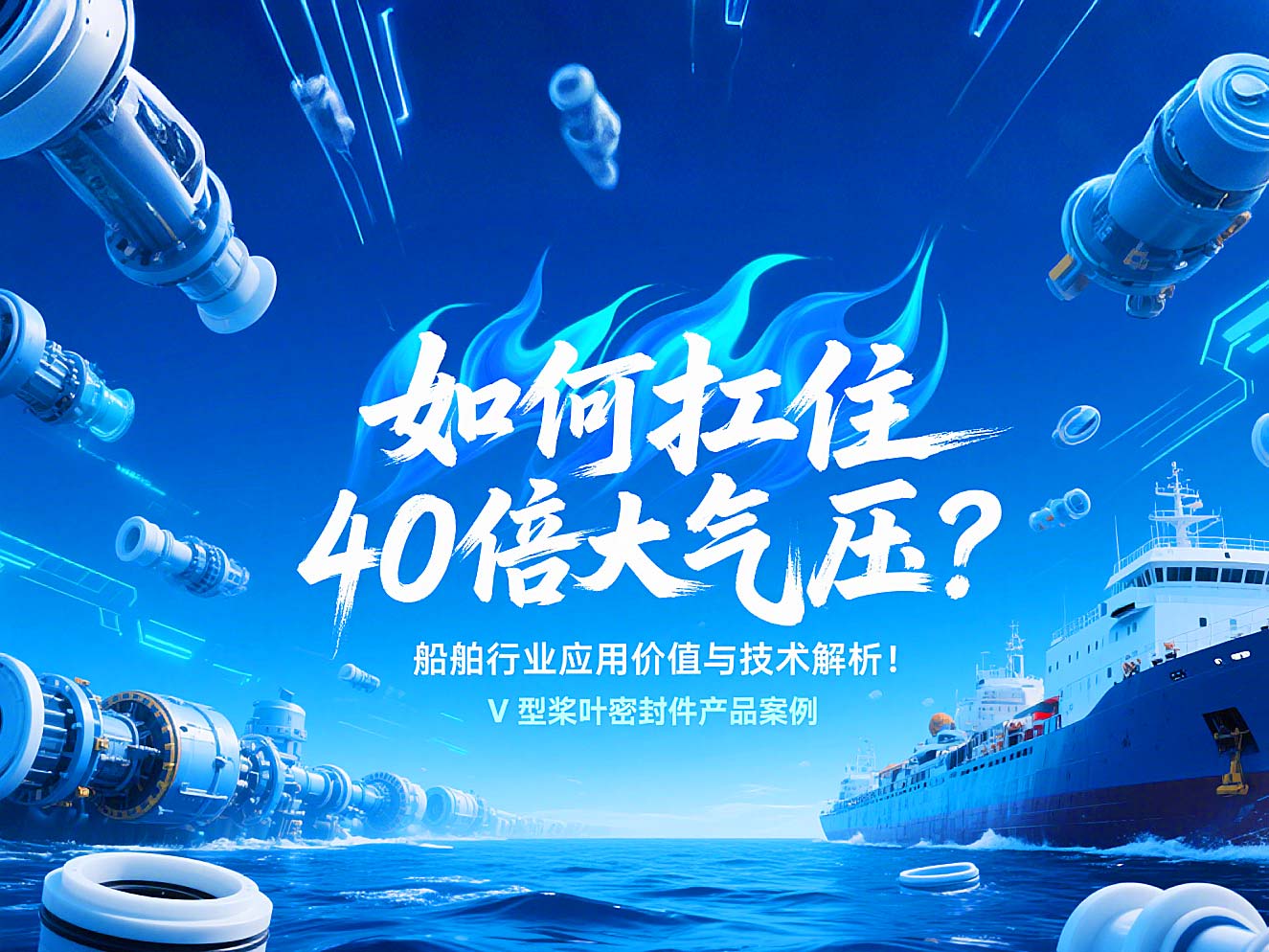 V型槳葉密封件 ?  如何扛住40倍大氣壓：船舶行業應用價值與技術解析！