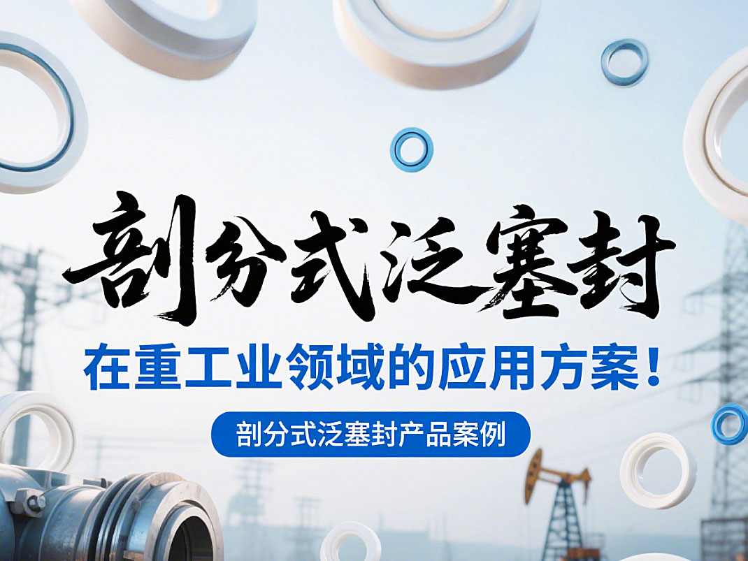 剖分式泛塞封產品案例 ? 在重工業領域的應用方案！