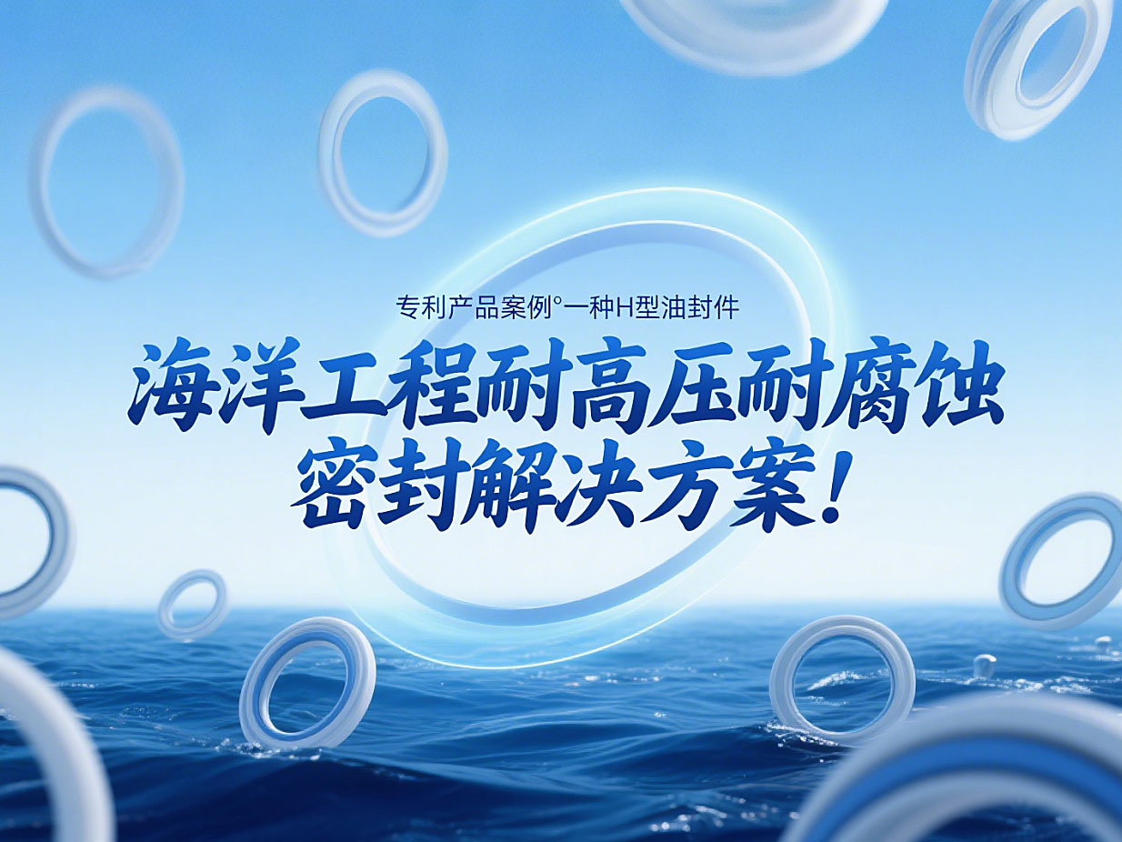 專利產品案例 ? 一種H型油封件：海洋工程耐高壓耐腐蝕的密封解決方案！
