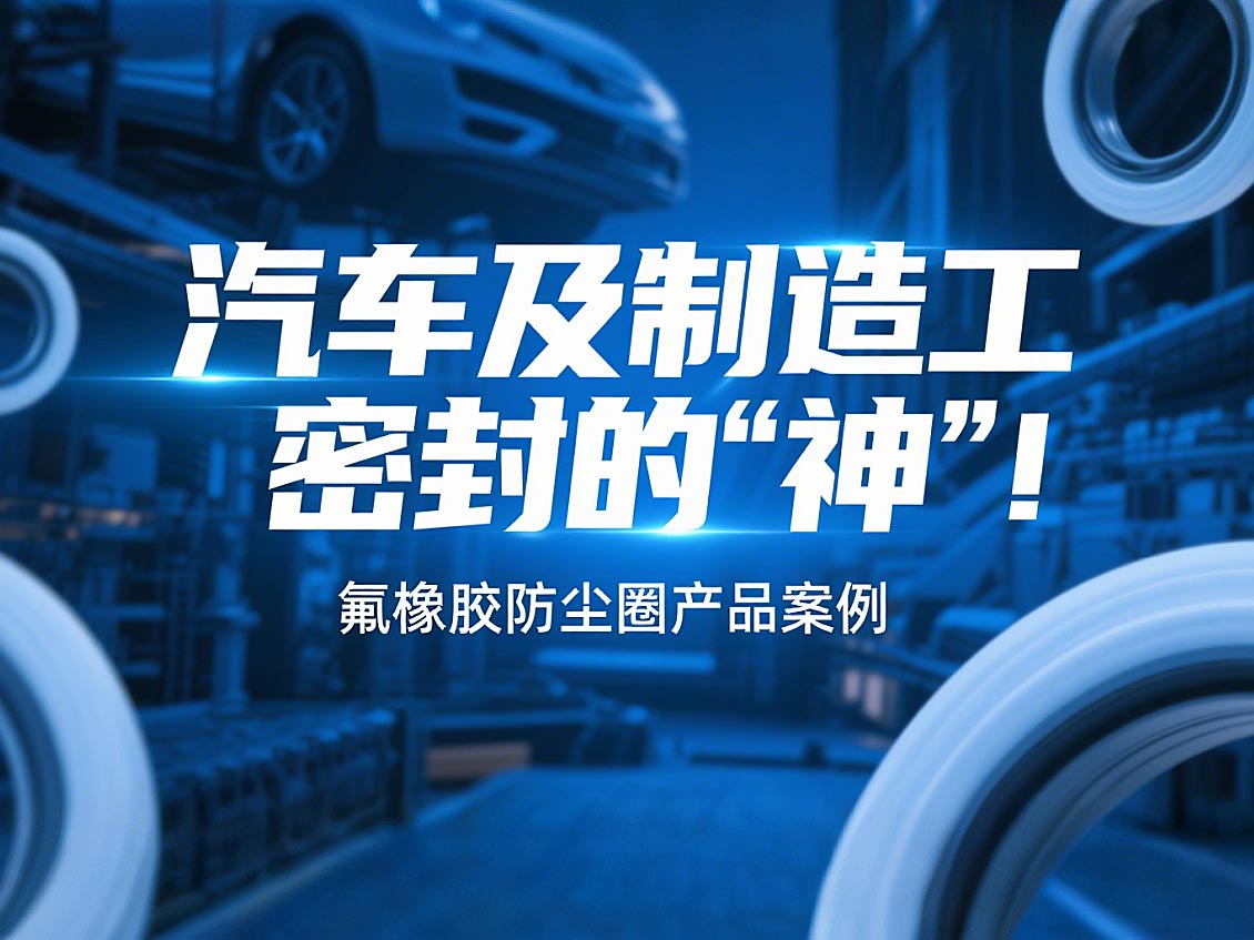 氟橡膠防塵圈產品案例 ? 汽車及制造工業密封的“神”！