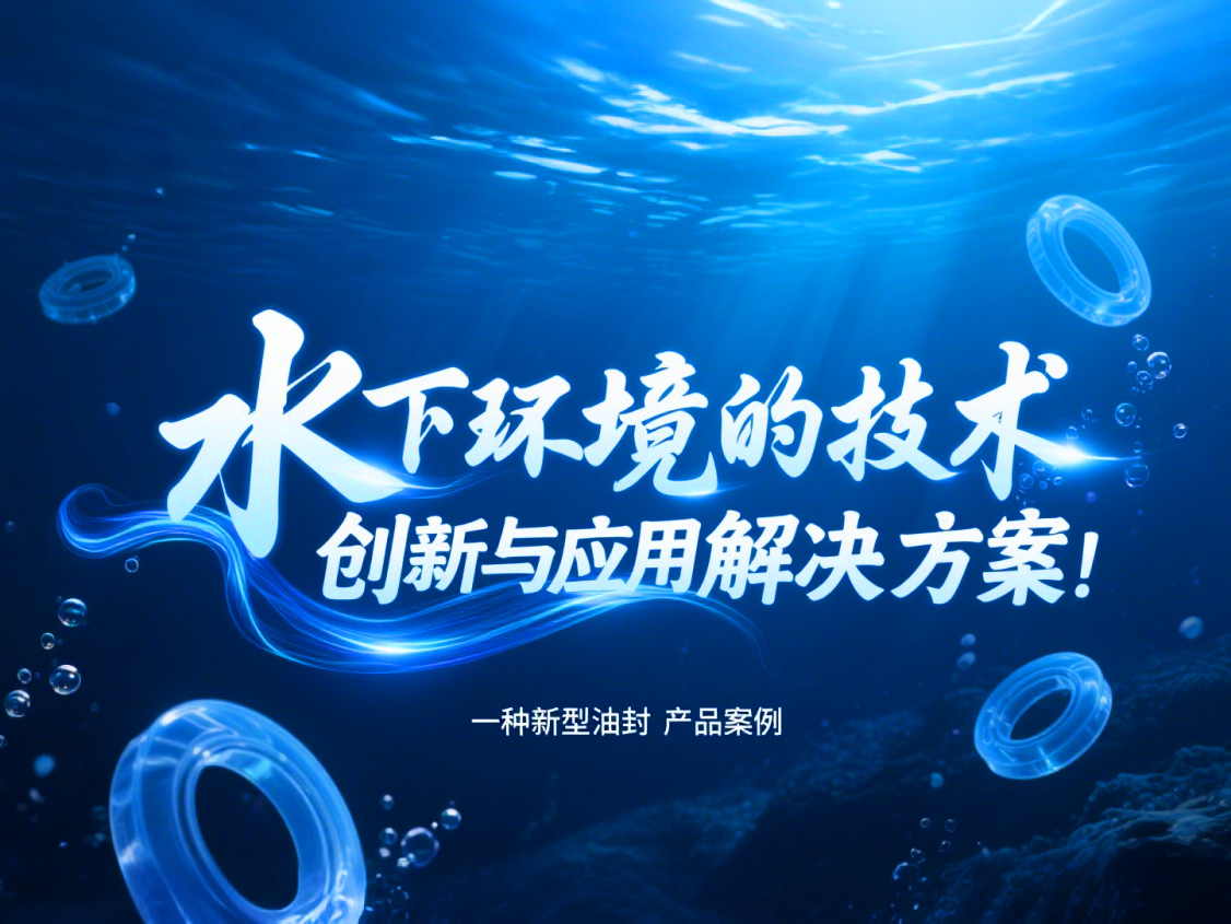 一種新型油封產品案例 ? 水下環境的技術創新與應用解決方案！