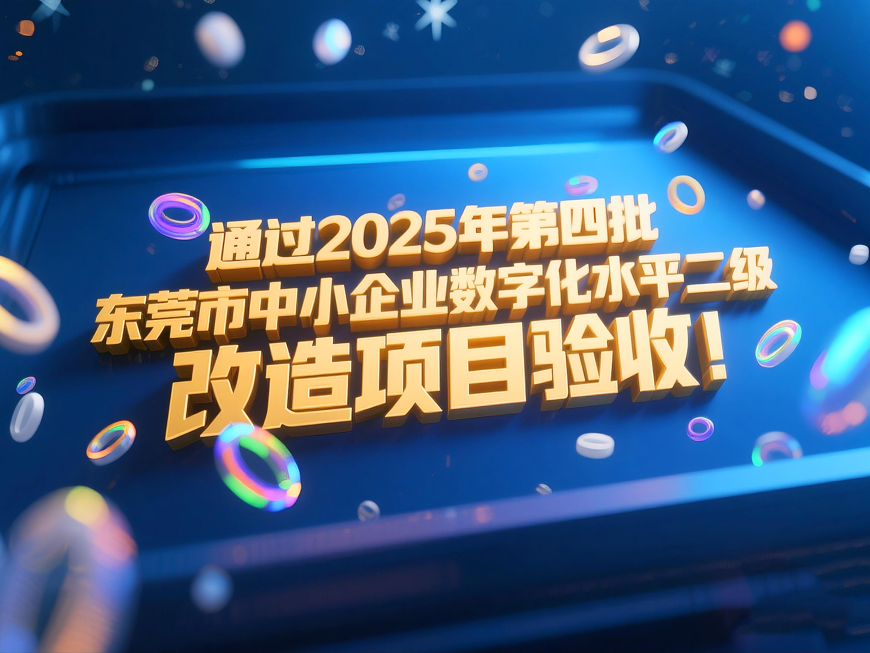 喜訊！東晟密封件成功通過2025年第四批東莞市中小企業數字化水平二級改造項目驗收！