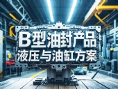 B型四氟油封產品解決方案丨高動態密封在液壓設備與標準油缸的應用！?